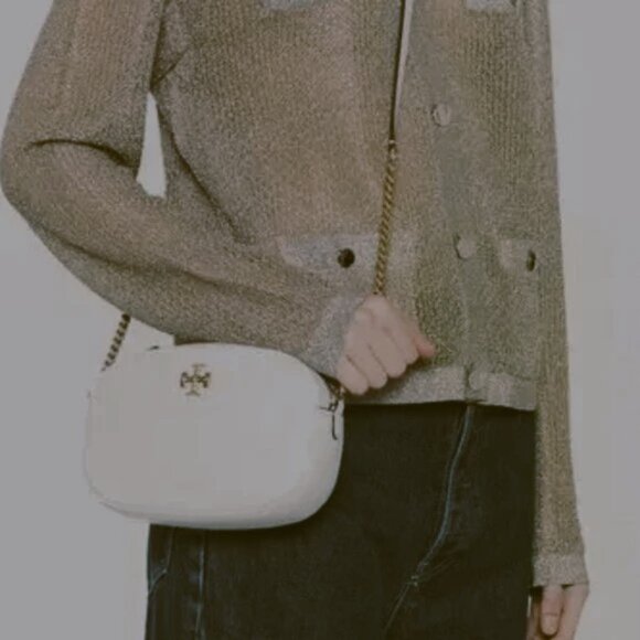 NWT ✅ Tory Burch Kira Diamond Quilt Camera Bag #154715 WARM WHITE✨ NWT, DUST BAG - Picture 9 of 17